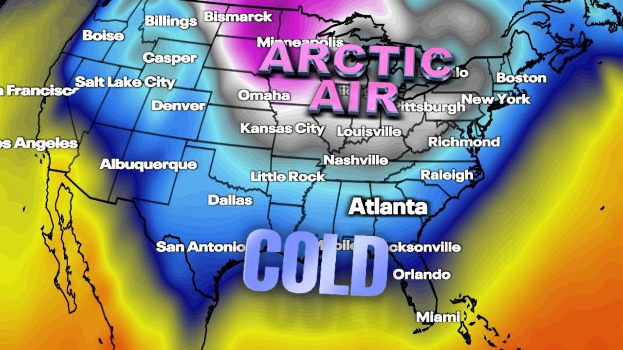 arctic chill map