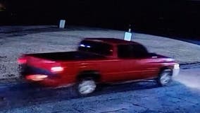 Spalding County officials search for red truck linked to crime