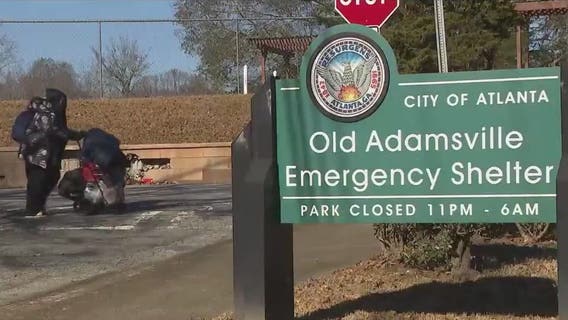 Atlanta’s homeless flock to city warming shelters amid frigid temperatures