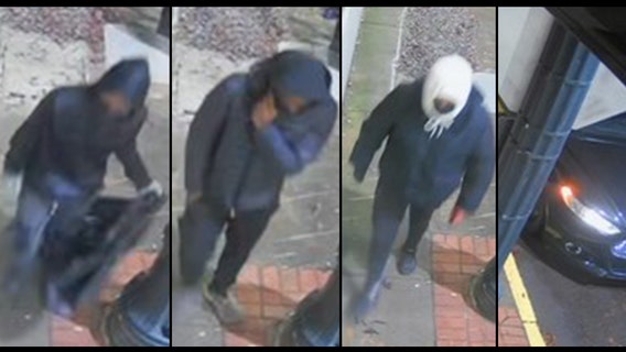 Trio of burglars targeting designer sneaker store in Downtown Atlanta, police say