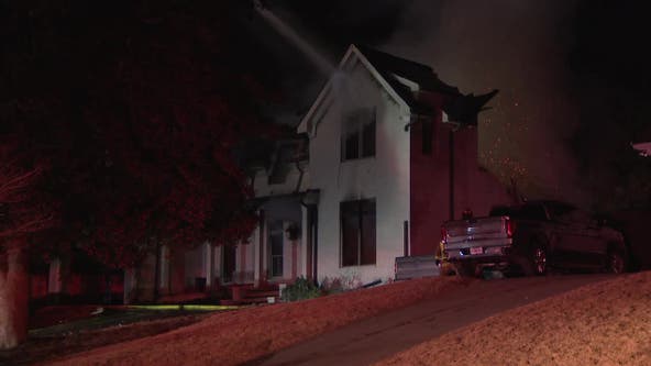 Firefighters respond to flames at northwest Atlanta home during below-freezing temperatures