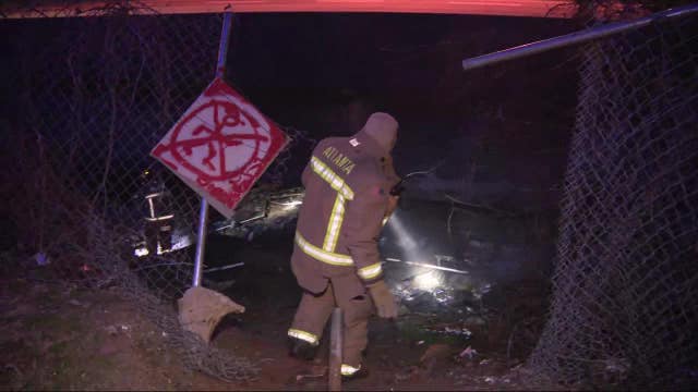Fire breaks out under I-85 bridge near site of 2017 collapse