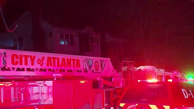 Woman rescued from burning home in northwest Atlanta