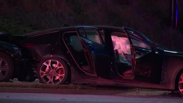 Officer involved in crash during police chase in Cobb County