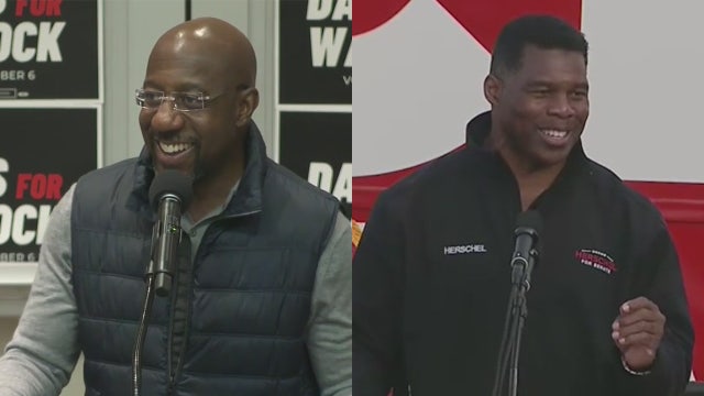 Warnock shows up on Walker’s old stomping ground as both candidates work to get out the vote