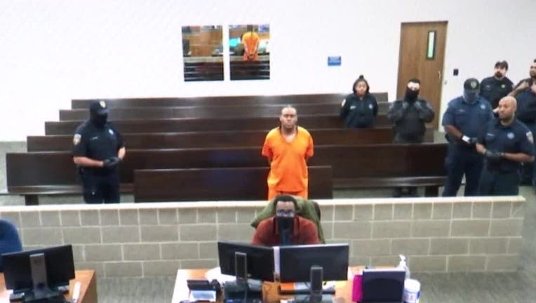 Patrick Xavier Clark appears in a Harris County courtroom on Dec. 15, 2022.