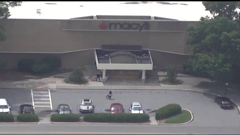 Aerial image of Macy's at Perimeter Mall in Dunwoody.