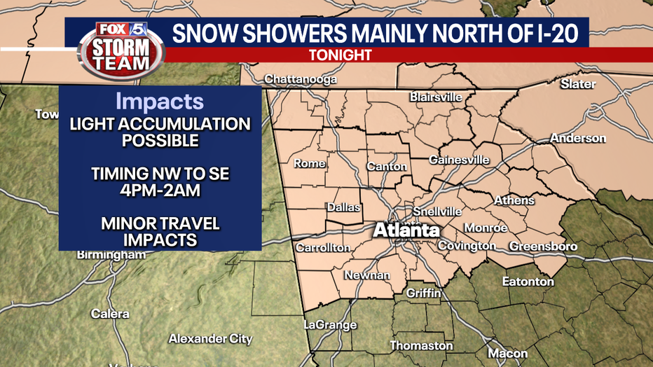 weather Wintry mix possible north of I20 FOX 5 Atlanta