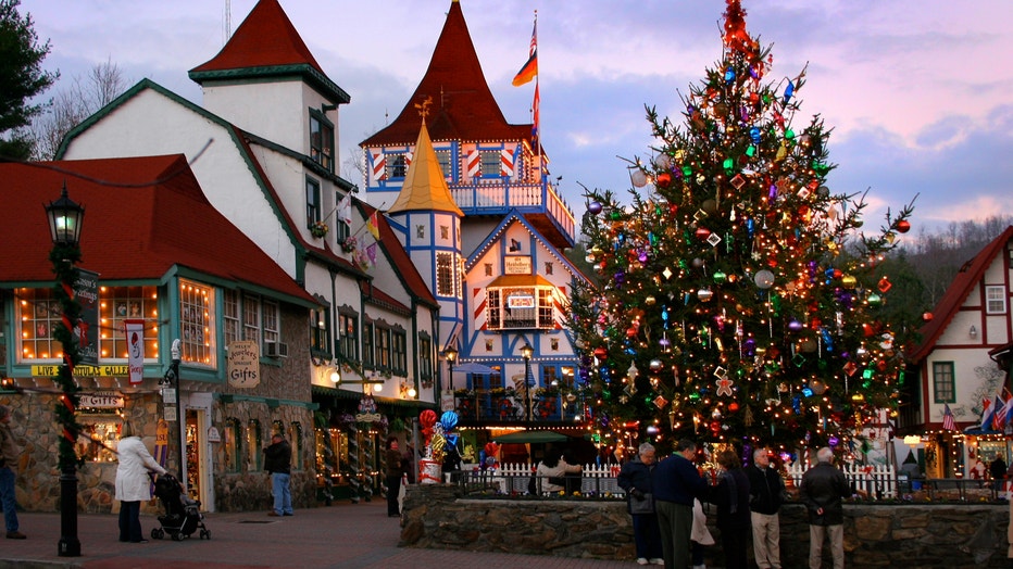 Christmas in Helen, Georgia.