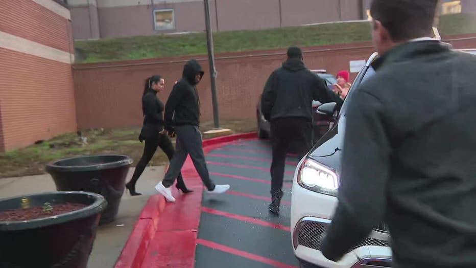 Atlanta rapper Gunna walks out of the Fulton County Jail after pleading guilty in a RICO case on Dec. 14, 2022.