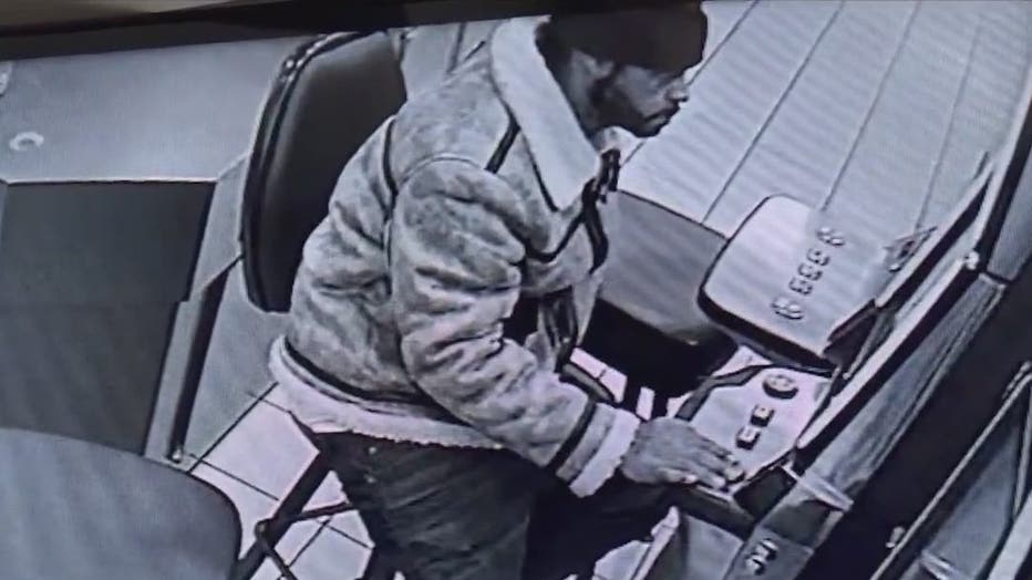 Police say they are searching for this man who reportedly smashed up gaming machines at the Chevron Food Mart on Blair Bridge Road in Austell with an axe on Nov. 22, 2022.
