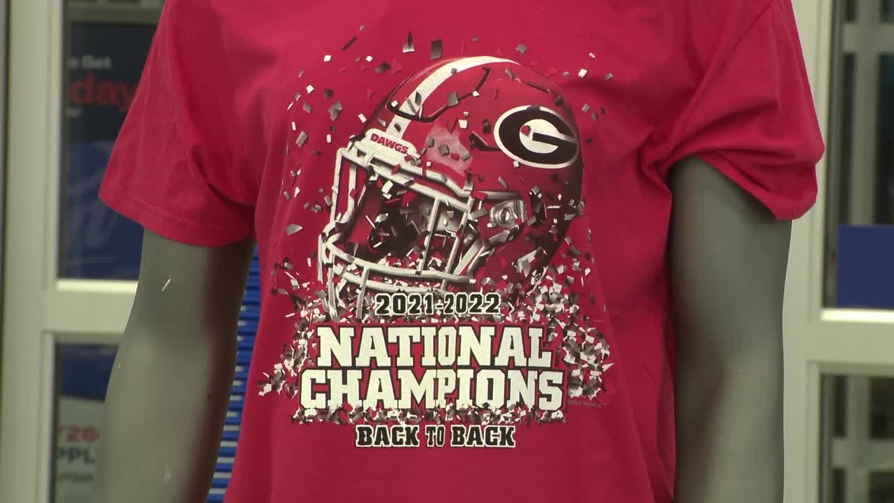 Georgia Bulldogs national championship gear now on sale