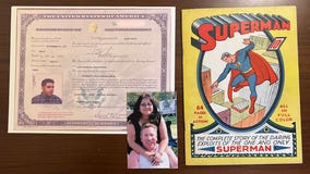 Incoming California congressman takes oath of office on Superman comic