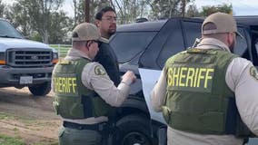 Man arrested after video shows him abandoning dog at Riverside County cell tower