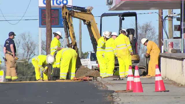 Gas leak closes Cheshire Bridge Road just north of replaced bridge
