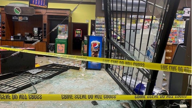 DeKalb convenience store left damaged after driver crashes car into building