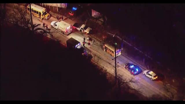 Motorcyclist critically injured in accident involving Atlanta school bus