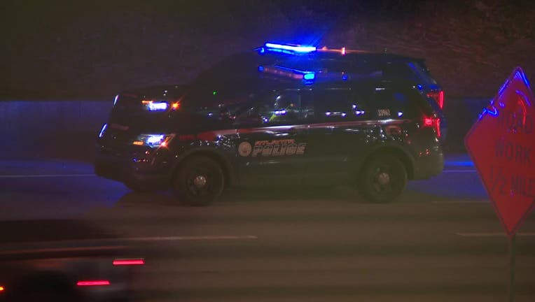 Police investigate a deadly hit and run on I-74/85 Downtown on Jan. 16, 2023.