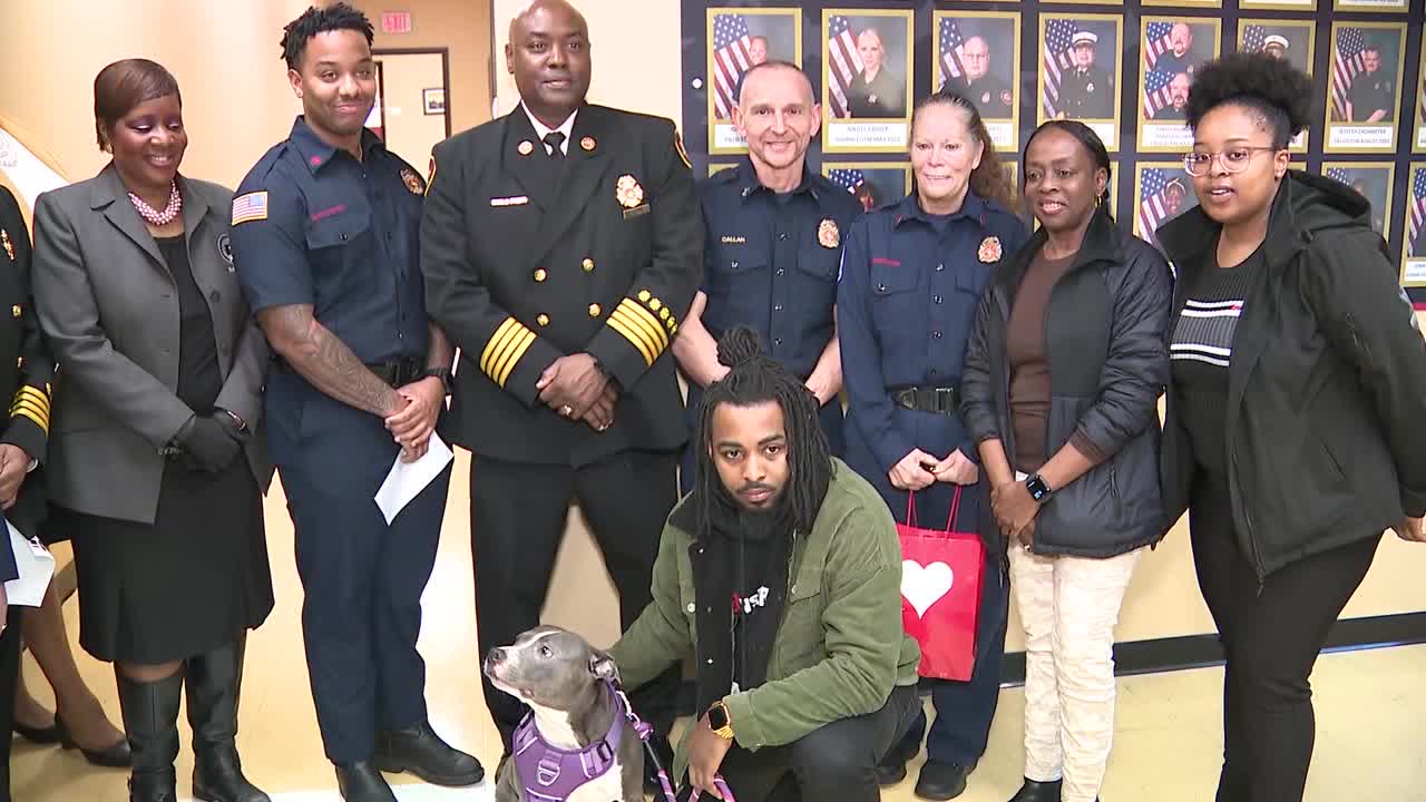 Douglas County first responders honored for saving dog from burning home - Vimarsana News