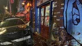High-speed chase ends when suspect crashes into historic Atlanta grocery store