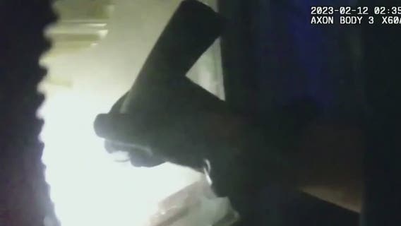 Officers spring into action to rescue family from burning home: 'It needed to be done'