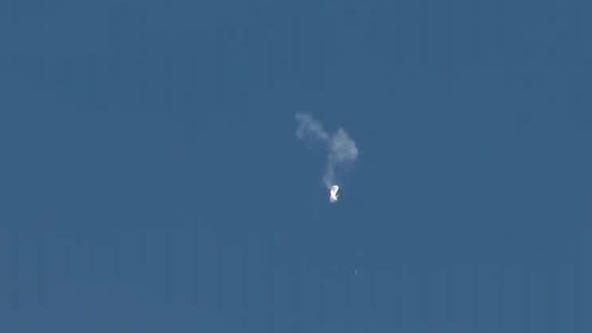 US downs Chinese spy balloon off Carolina coast; Biden says he gave the order