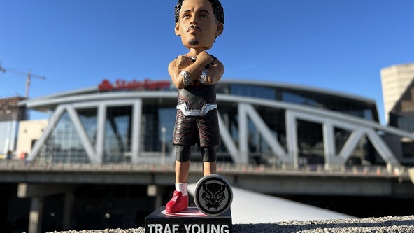 Hawks special bobblehead night honors Trae Young, Marvel's Black Panther