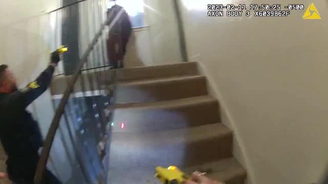 Video: Burglary suspect jumps through window to get away from Atlanta police