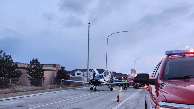Engine failure forces plane to land on Utah highway