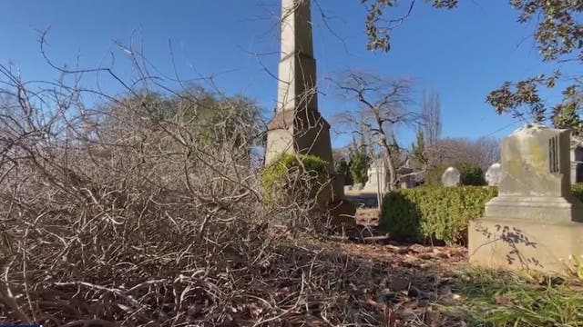 Historic Oakland Cemetery's gardens heavily damaged by recent deep freeze