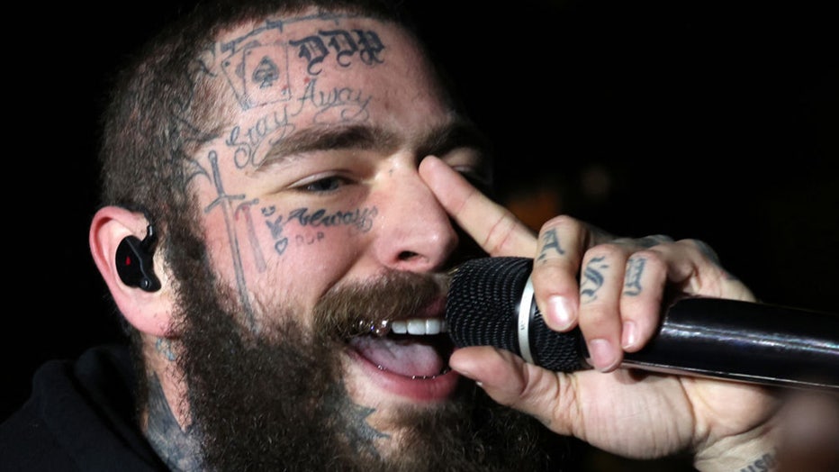 Post Malone rejected by Australian bar because of his face tattoos ...