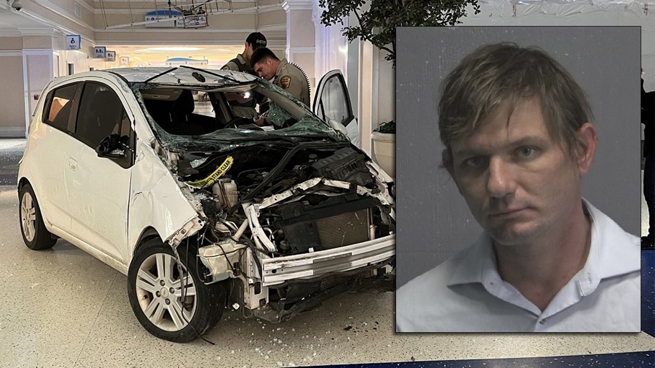 Sheriff: Vehicle crashes in North Carolina airport terminal, driver charged