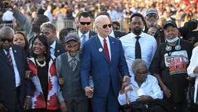 Biden talks voting rights during trip to Selma: 'This fundamental right remains under assault'