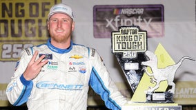 Hill wins Xfinity race in Atlanta to continue dominant start