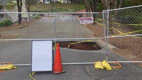 Sinkhole nightmare growing at Marietta condo complex