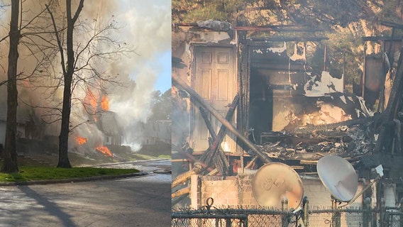 Fast-moving apartment fire kills 2 dogs, displaces dozens in College Park