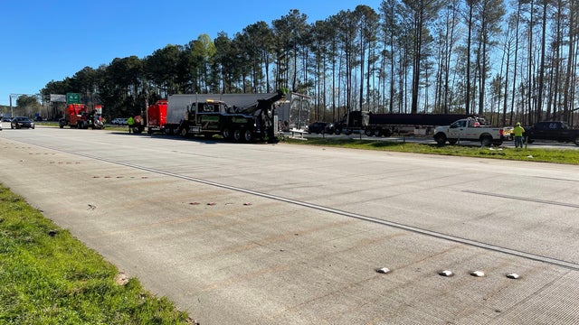 Wrecker driver killed in multi-vehicle crash on I-85 in Coweta County