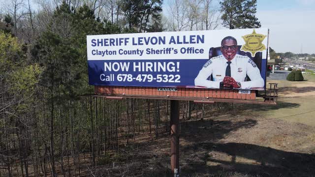 Critics claim Clayton County Sheriff Levon Allen used tax dollars to campaign