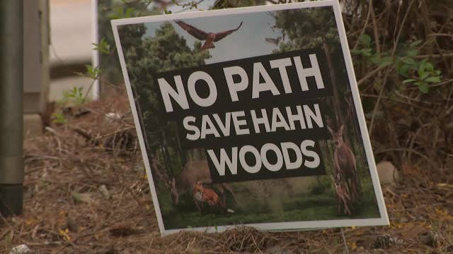 Residents in a DeKalb County neighborhood fighting proposed multi-use path