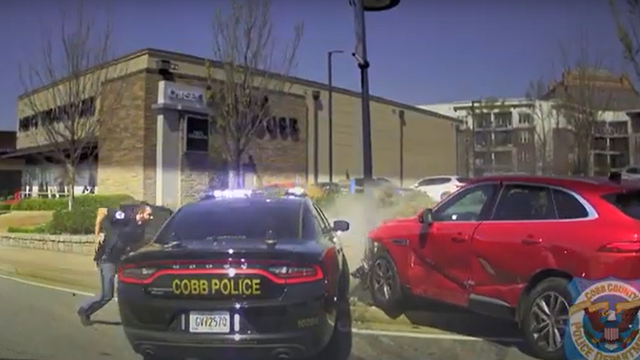 WATCH: Video shows chase of Miami murder suspect in Cobb County