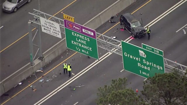 I-85 south reopens after wreck in Gwinnett County