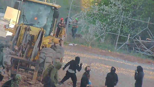 Police: New video shows protesters destroying public safety facility equipment