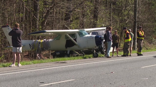 Small plane makes emergency landing on I-185 in LaGrange