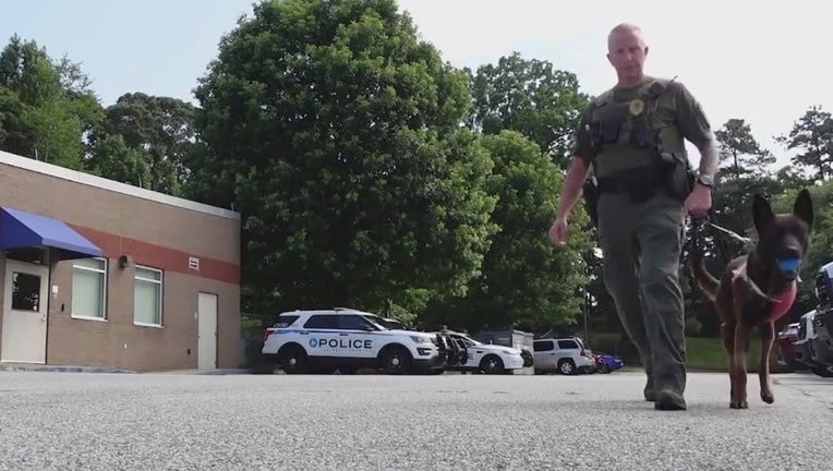 Gwinnett County K-9 Kai retires after a shooting left him with just three legs.