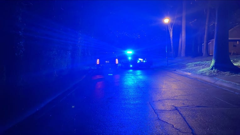 Cobb County Police investigate after a report of a shooting along Cobbs Ferry Drive on March 2, 2023.