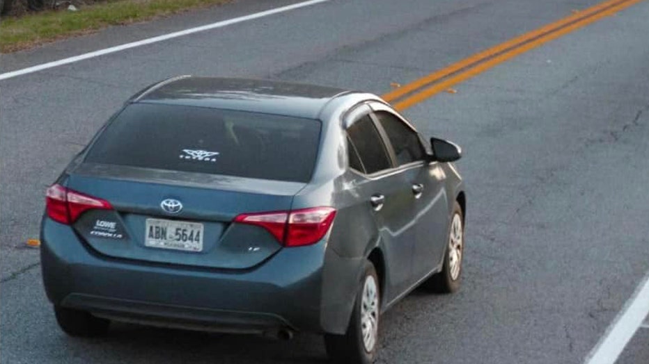 William Knight may be driving a gray Toyota Corolla with Georgia plate ABN5644, state officials say.