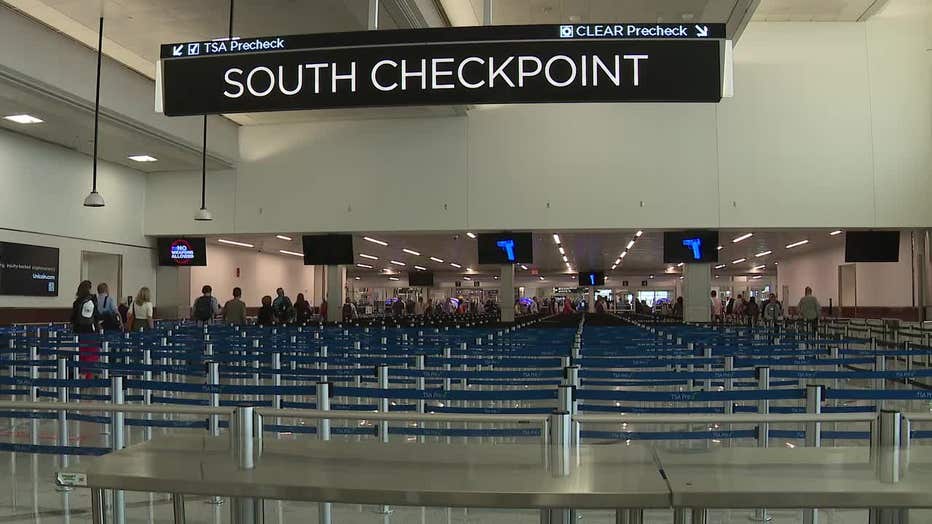 The south checkpoint at Hartsfield-Jackson Atlanta International Airport.