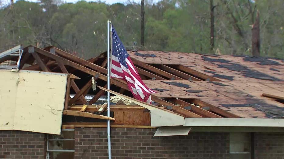 A day after a powerful tornado tore through the West Point community, Troup County officials continue cleanup efforts on March 27, 2023.