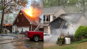 2 Gwinnett County families survive house fires within same hour