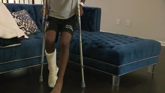 Family wants Gwinnett County principal to resign, charged after 9-year-old's leg broken